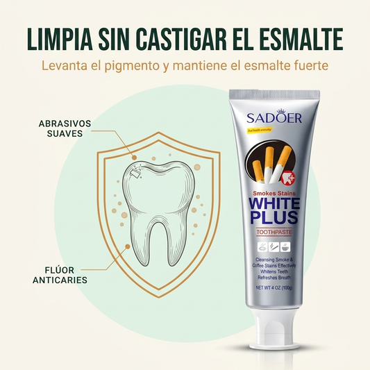 PearlMint™ | Pasta Anti-Manchas de Cigarro y Nicotina